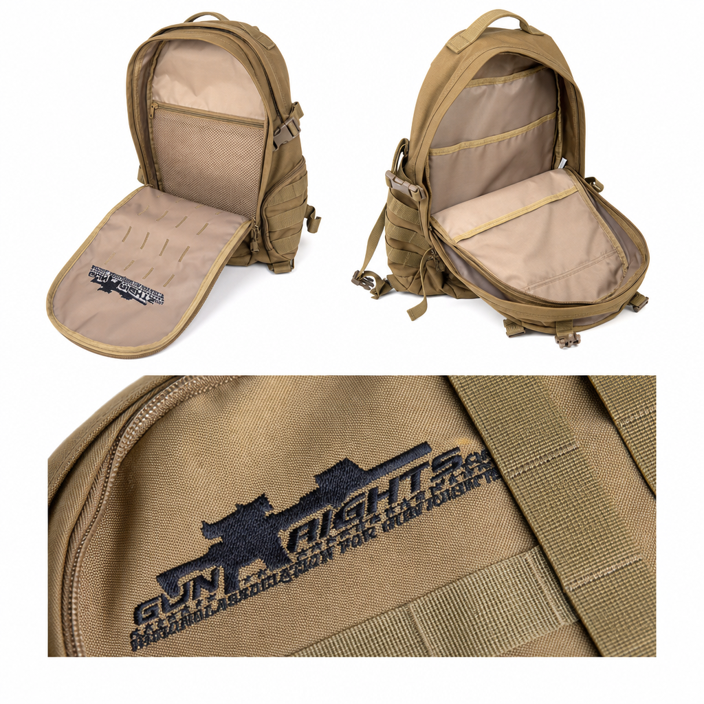 National Association for Gun Rights Tactical Backpack – Coyote Tan